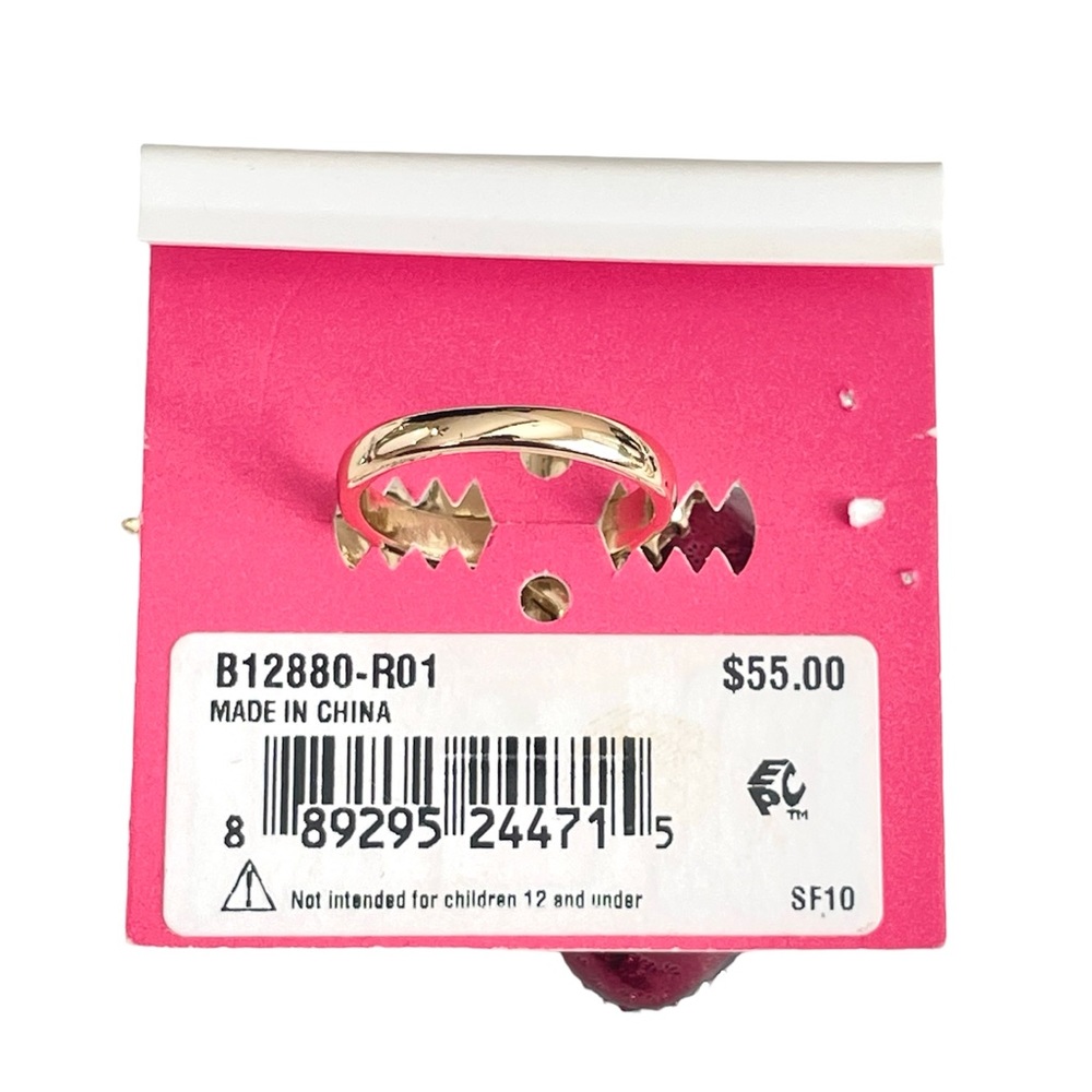 ♥️ Betsey Johnson Surreal Forest Flower Ring Size 7.5 - Picture 2 of 4